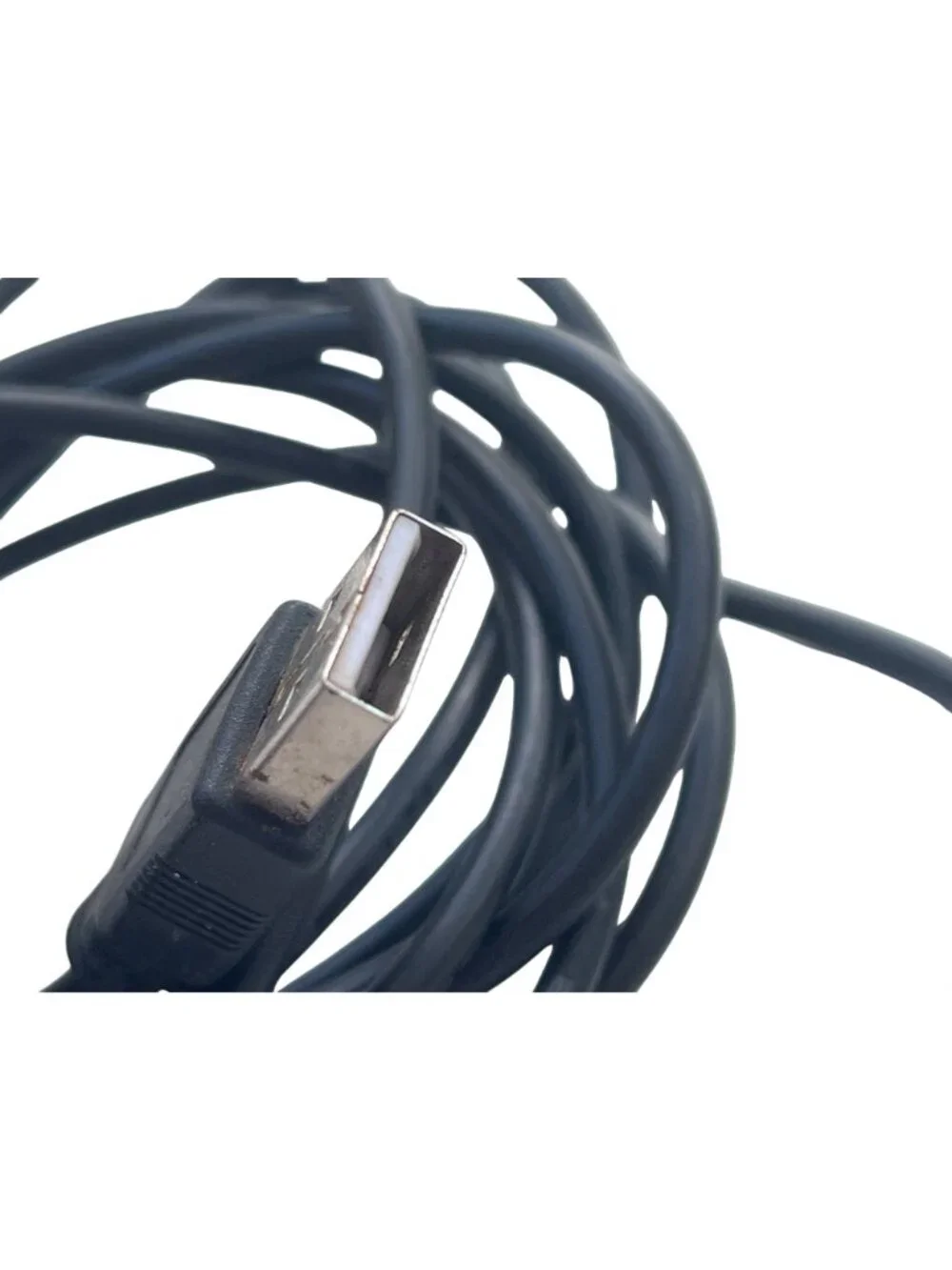 USB A Male To Female Extension Cable 77 Inch Black For Data Transfer & Charging
